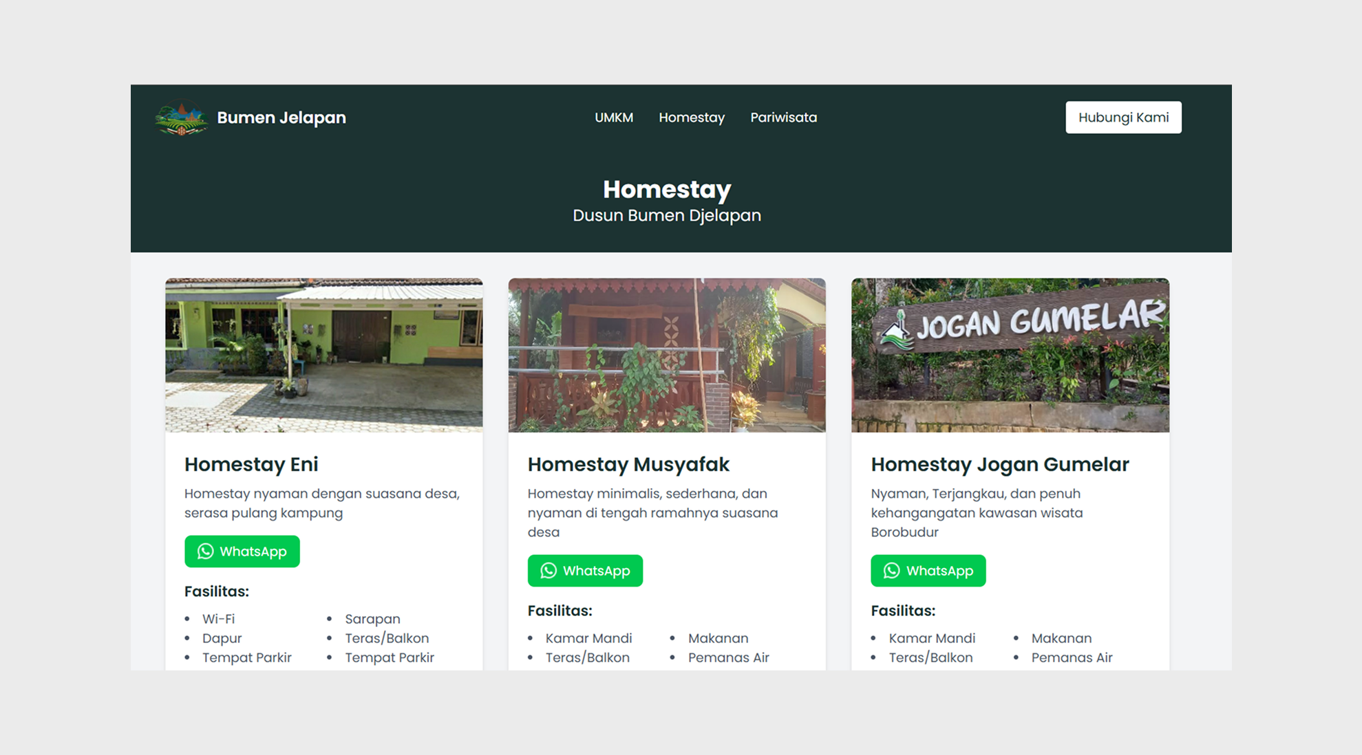 Bumen Jelapan Website - 3