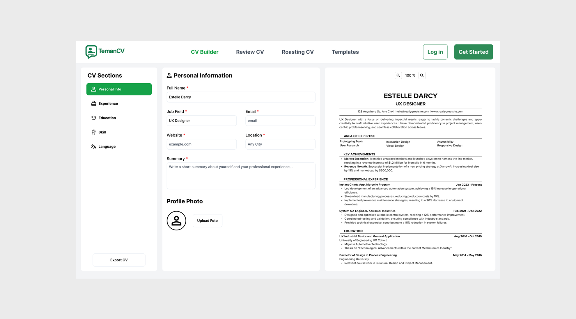 TemanCV – Automated CV Feedback SaaS - 2